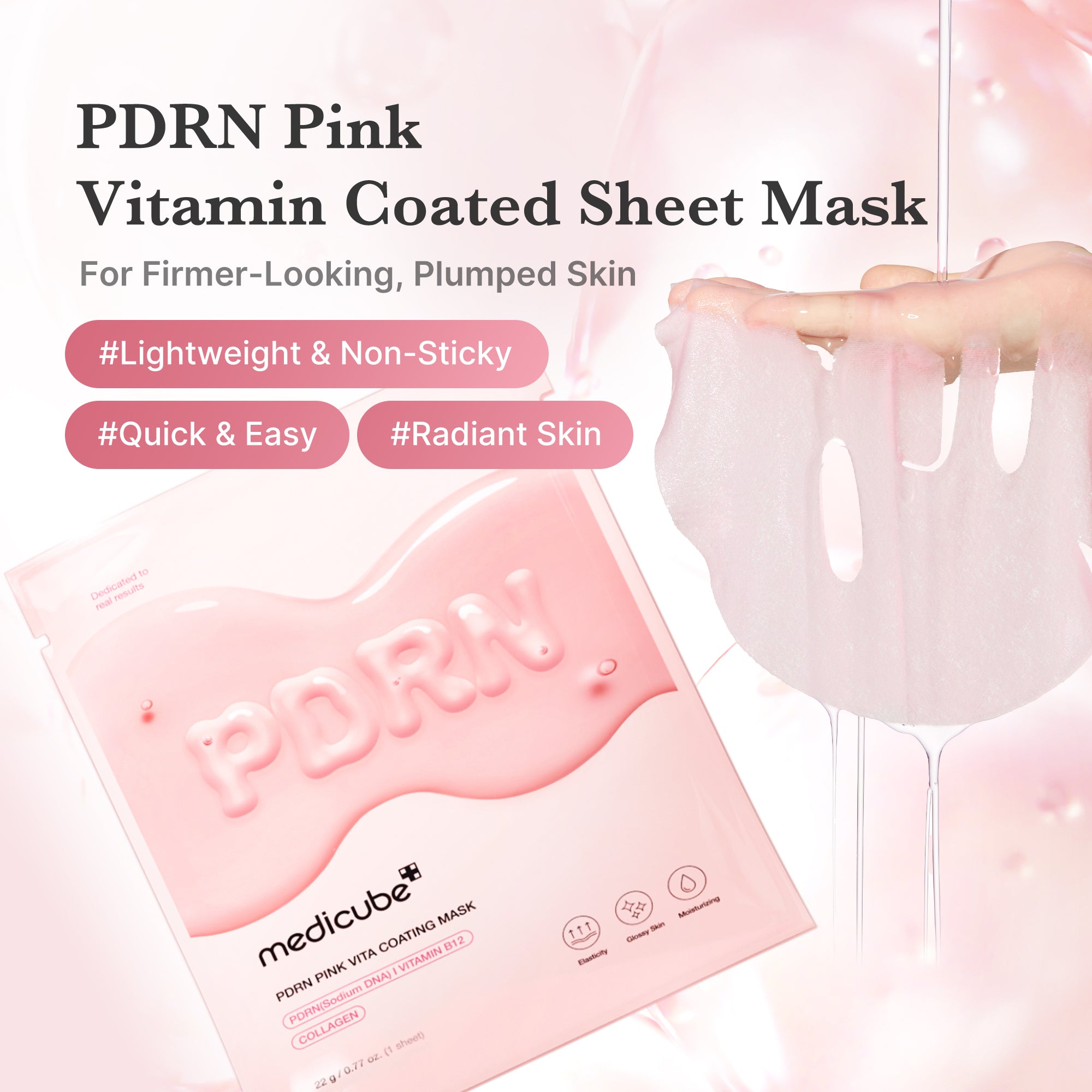 pdrn pink vita coating sheet mask