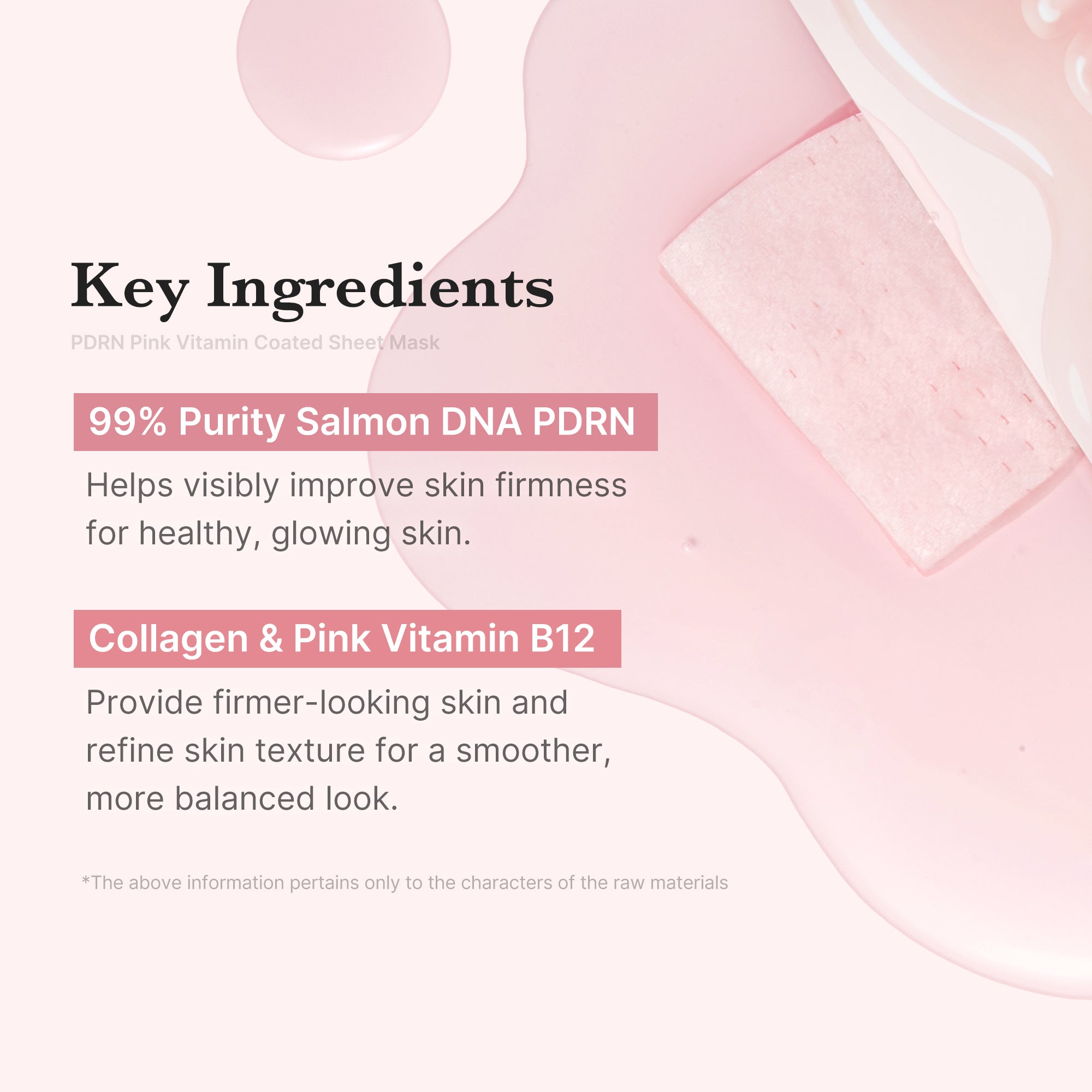 pdrn pink vita coating sheet mask