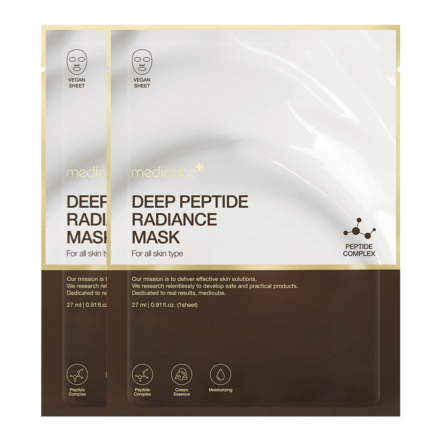 medicube deep peptide radiance maske