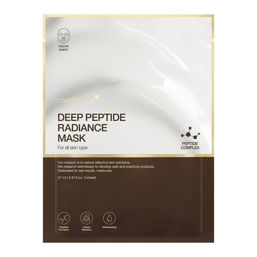 medicube deep peptide radiance maske