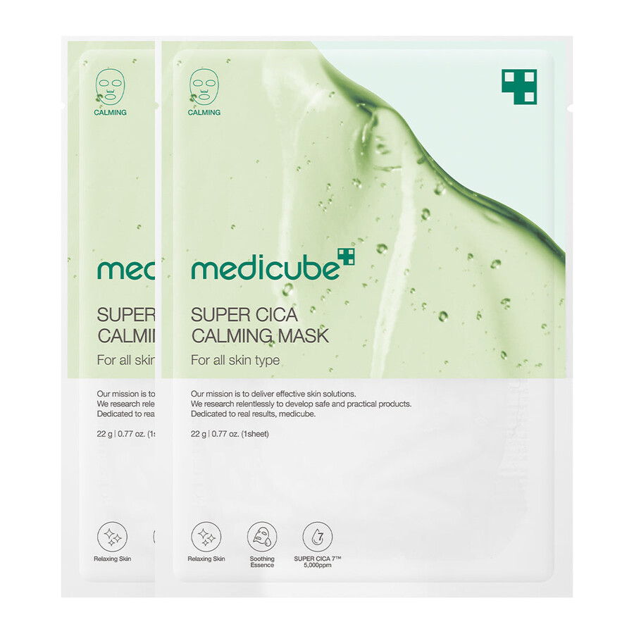 medicube super cica beruhigende maske