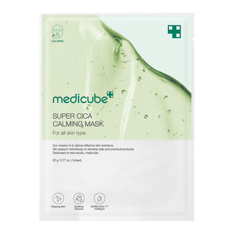 medicube super cica beruhigende maske