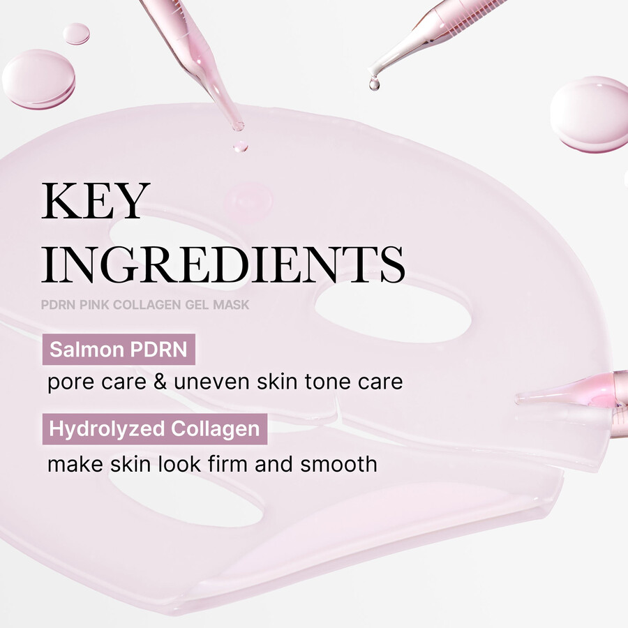 medicube salmon pdrn pink collagen jelly gel maske