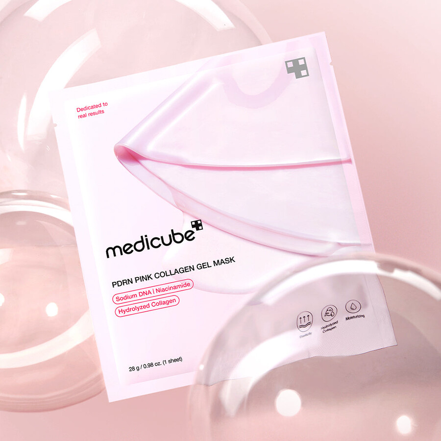 medicube salmon pdrn pink collagen jelly gel maske