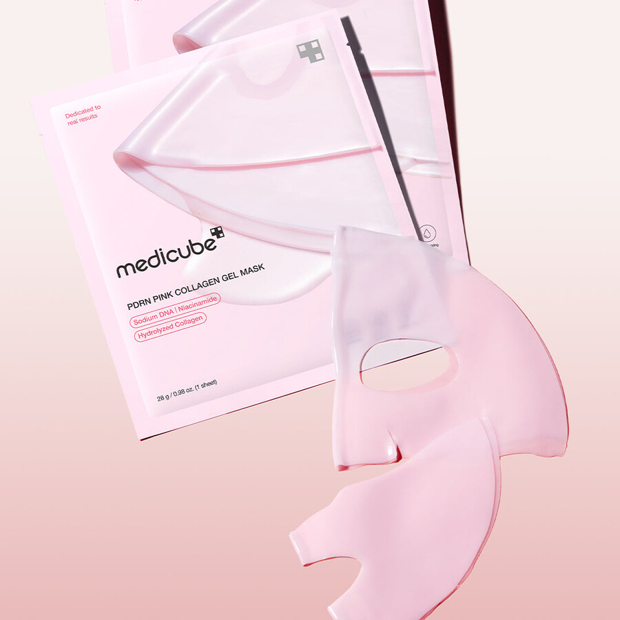 medicube salmon pdrn pink collagen jelly gel maske