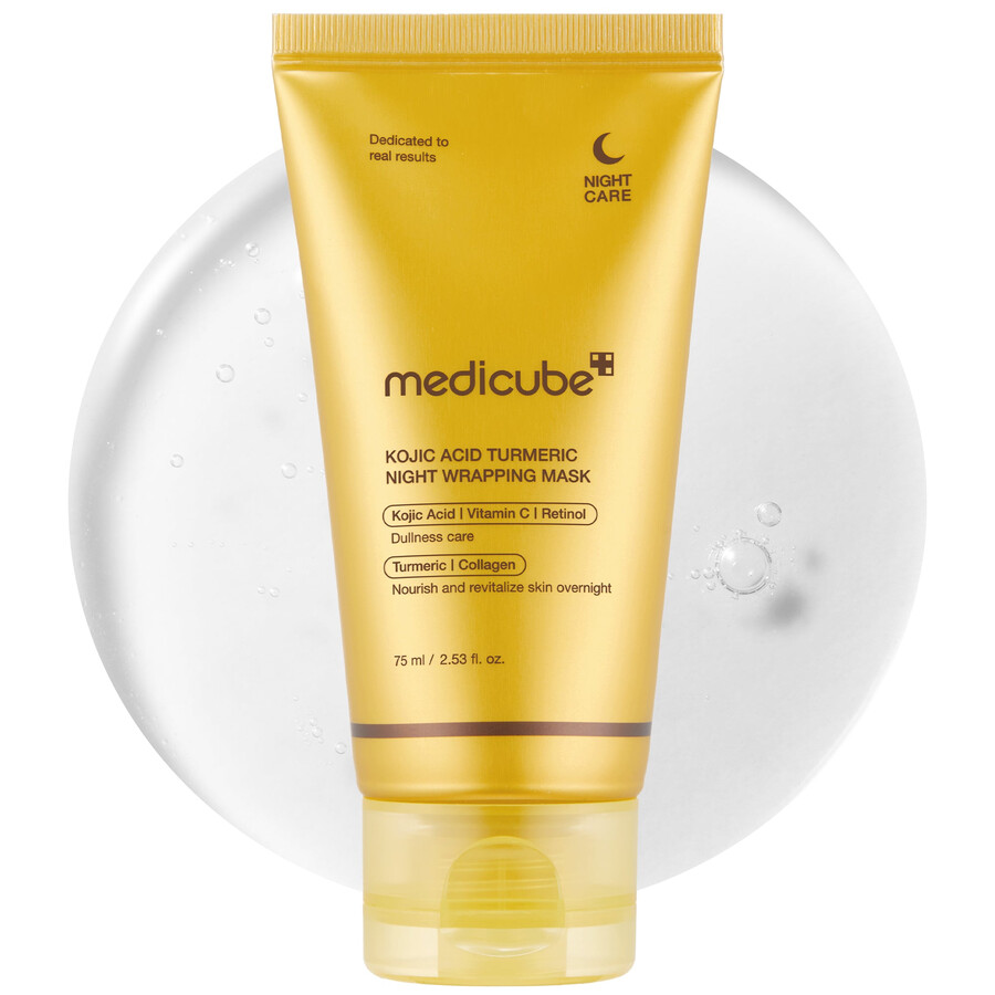 medicube kojisäure-kurkuma-wickelmaske für die nacht