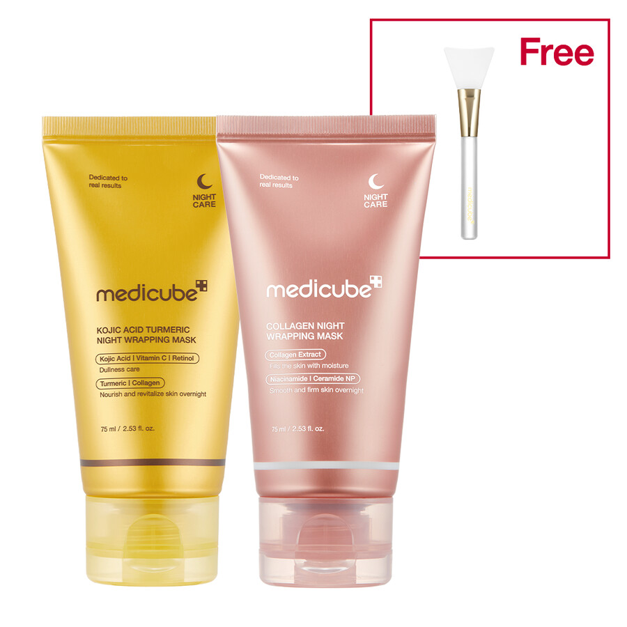medicube kojisäure-kurkuma-wickelmaske für die nacht