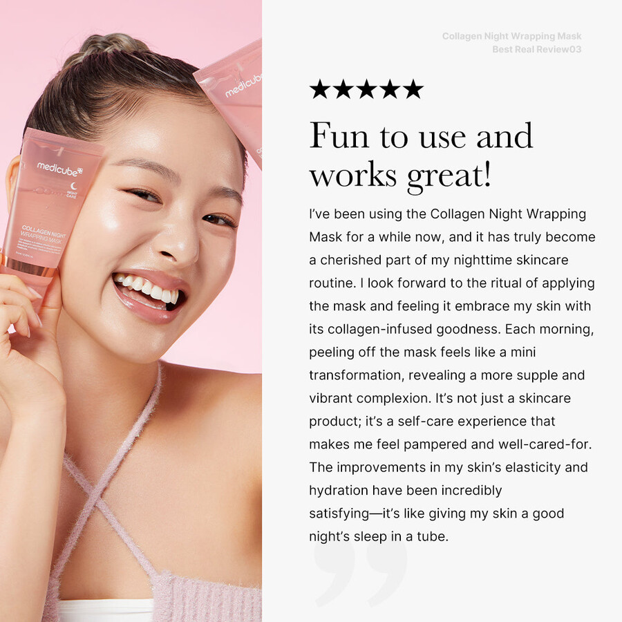 medicube collagen nachtwickelmaske