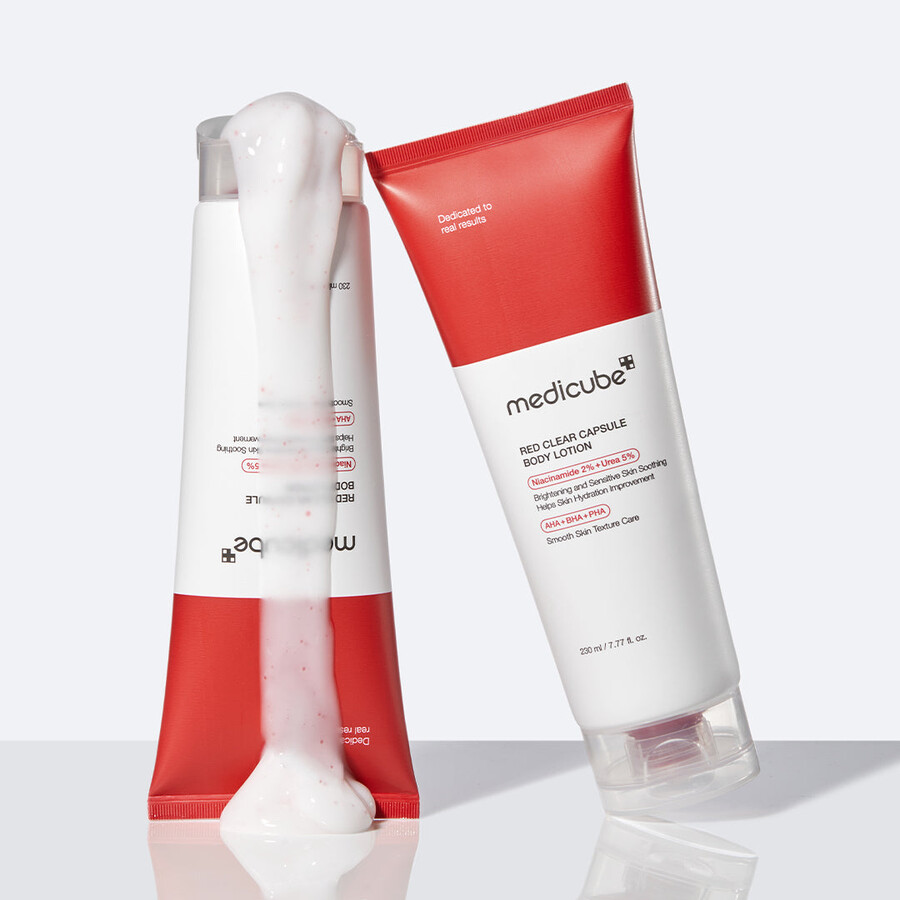 medicube red clear capsule körperlotion