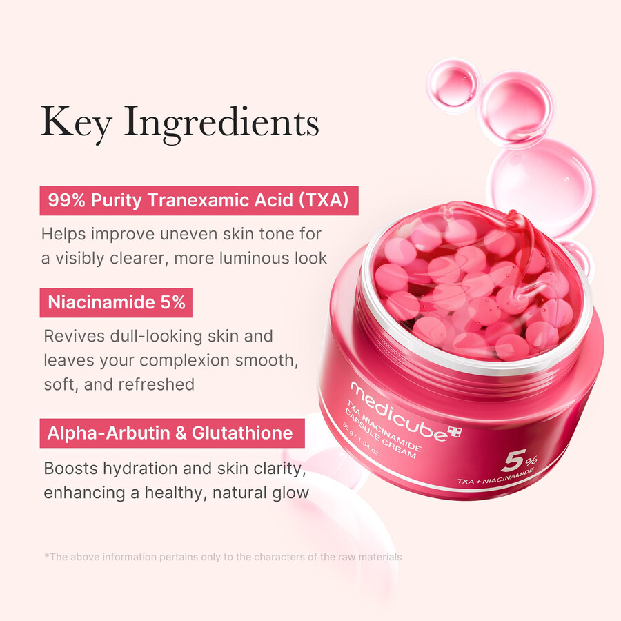 medicube txa niacinamid-kapselcreme
