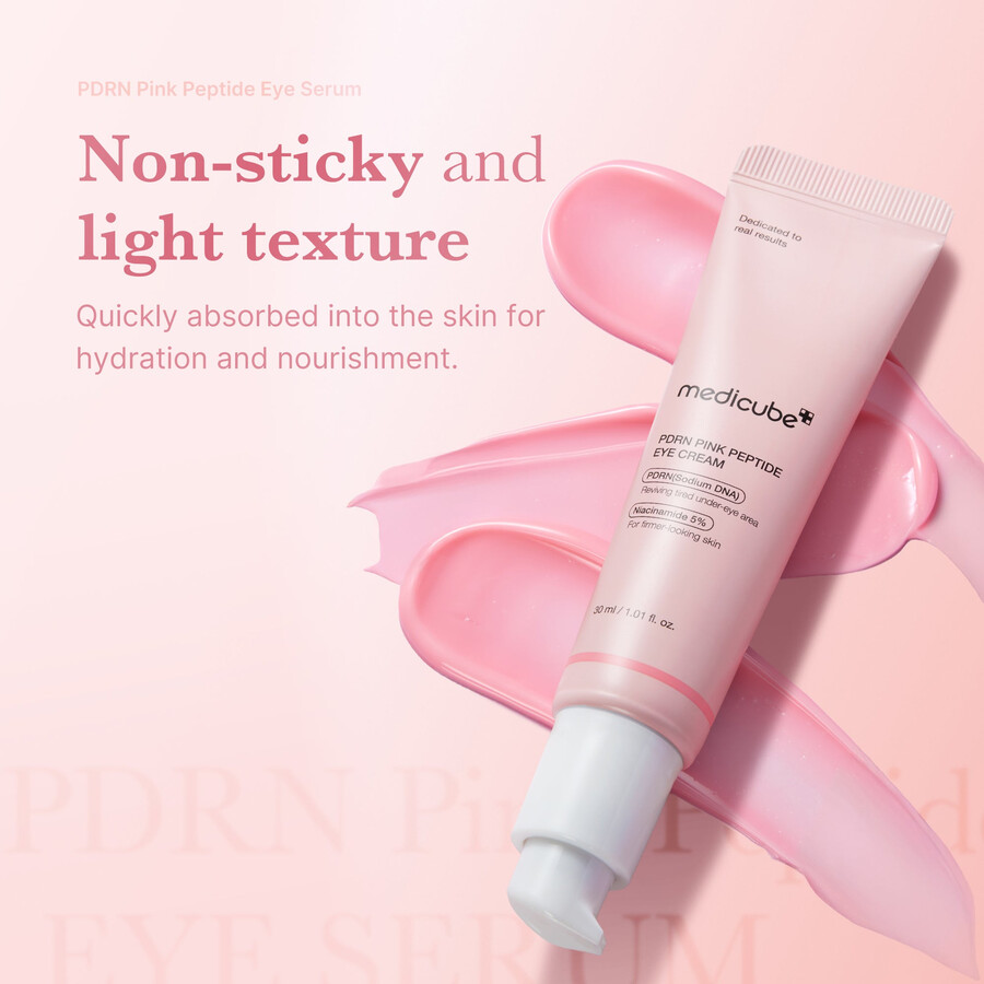 medicube pdrn pink peptide augencreme