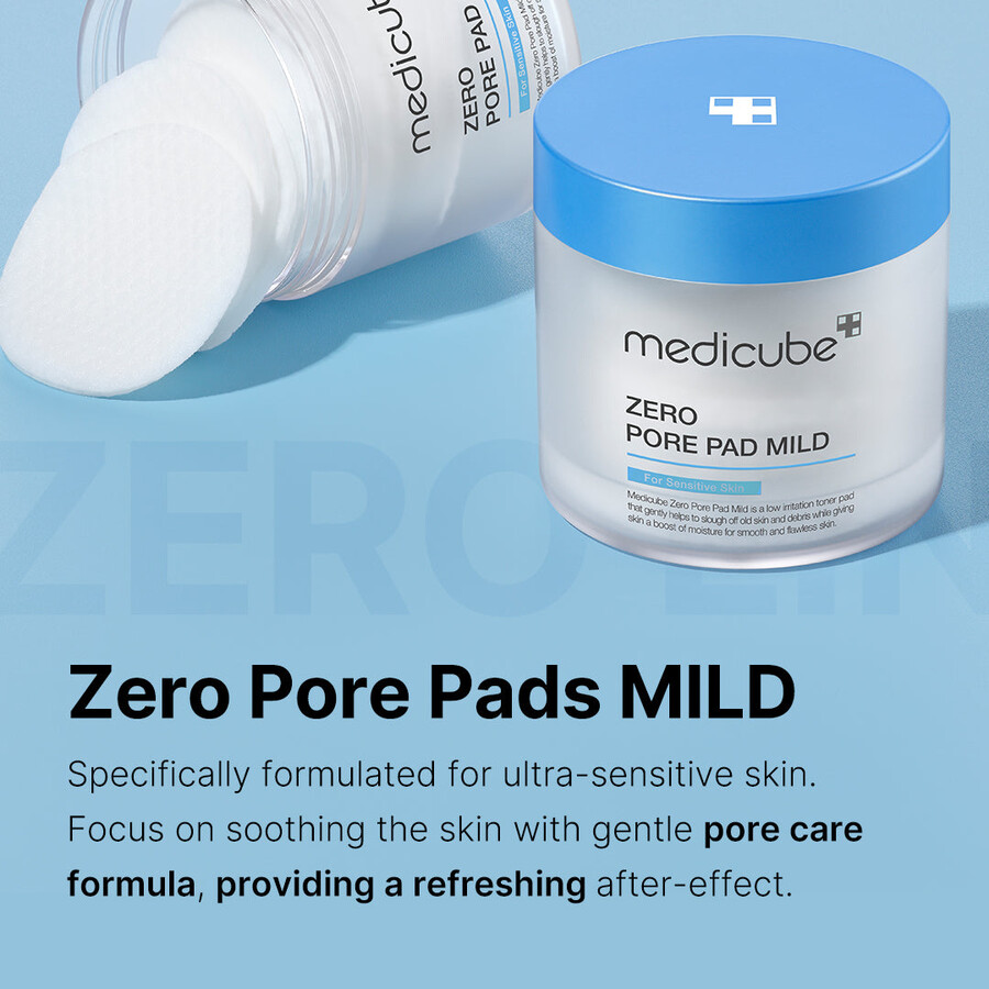 medicube zero pore madecassoside pads mild