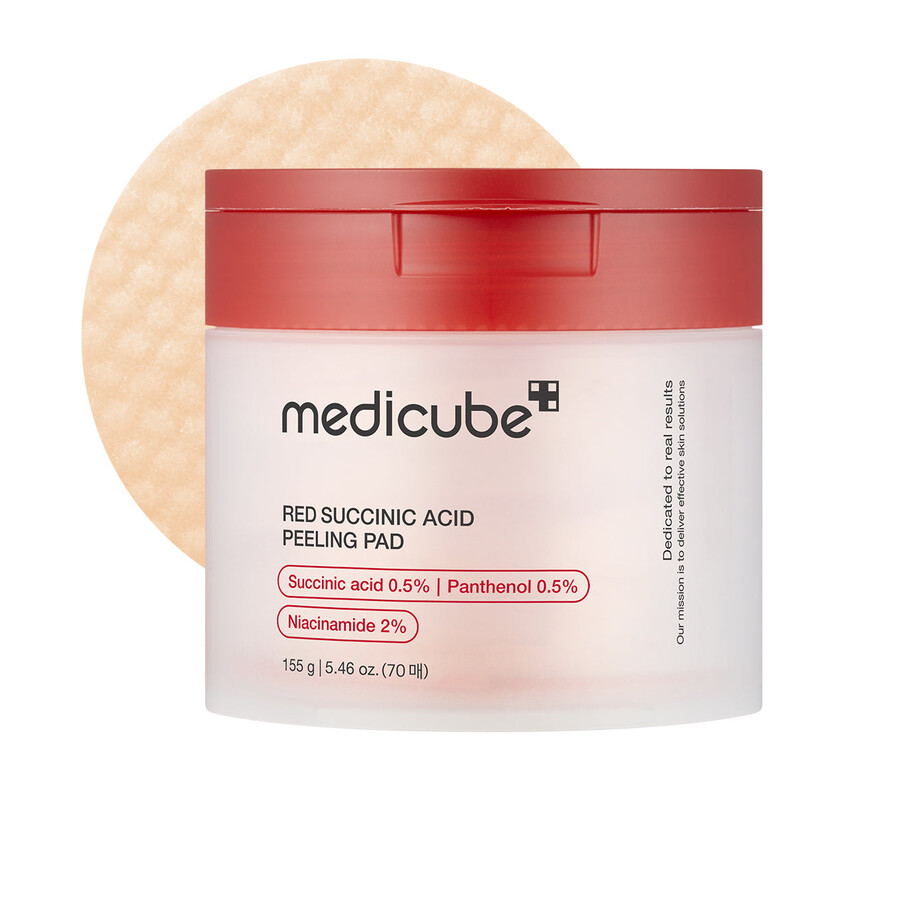 medicube rote bernsteinsäure-panthenol-pads