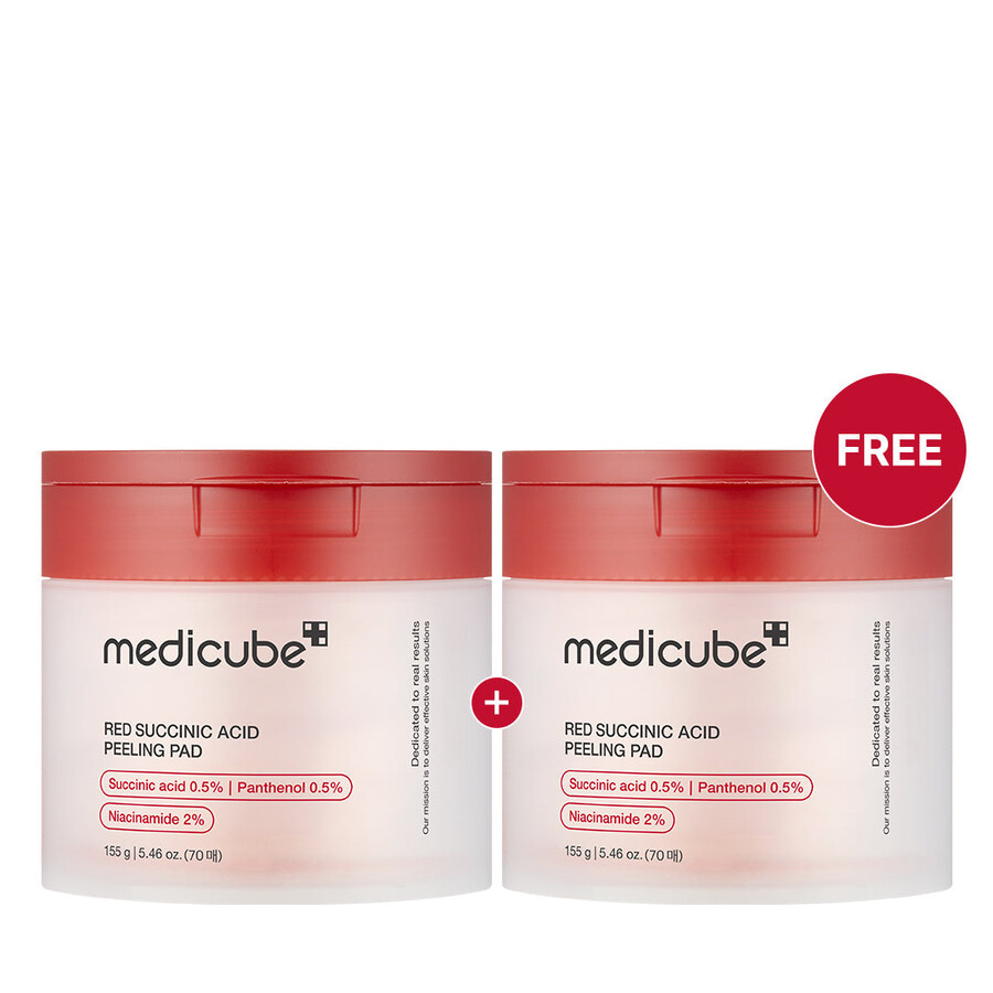 medicube rote bernsteinsäure-panthenol-pads