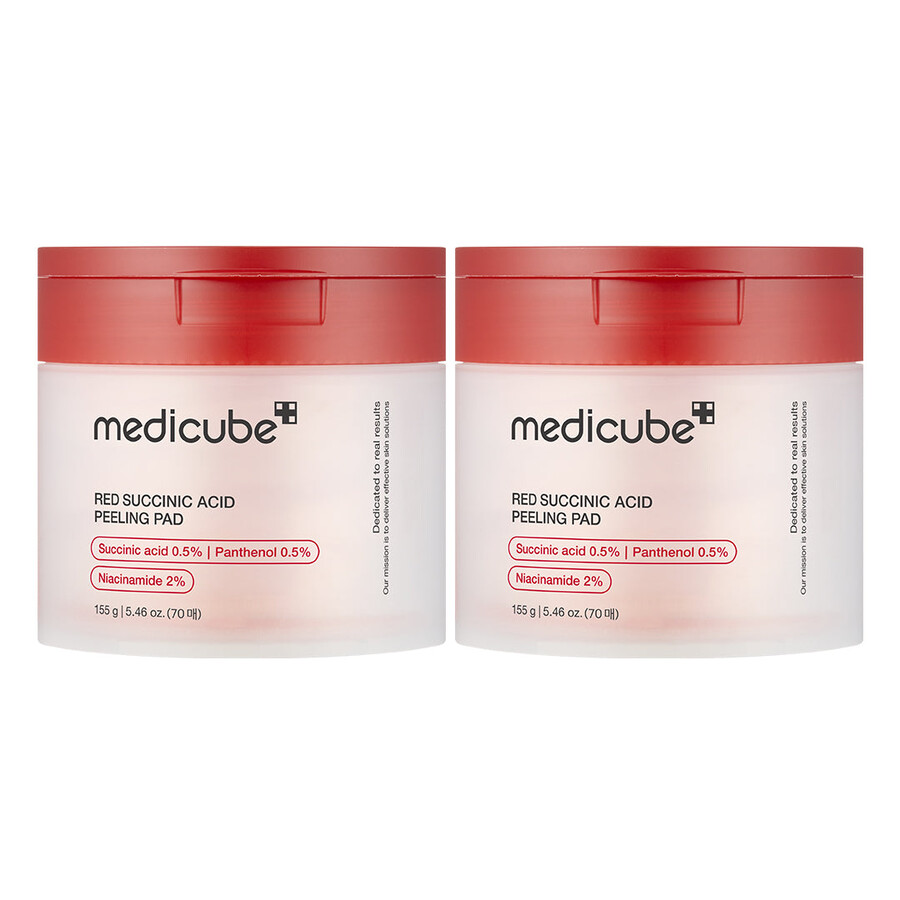 medicube rote bernsteinsäure-panthenol-pads