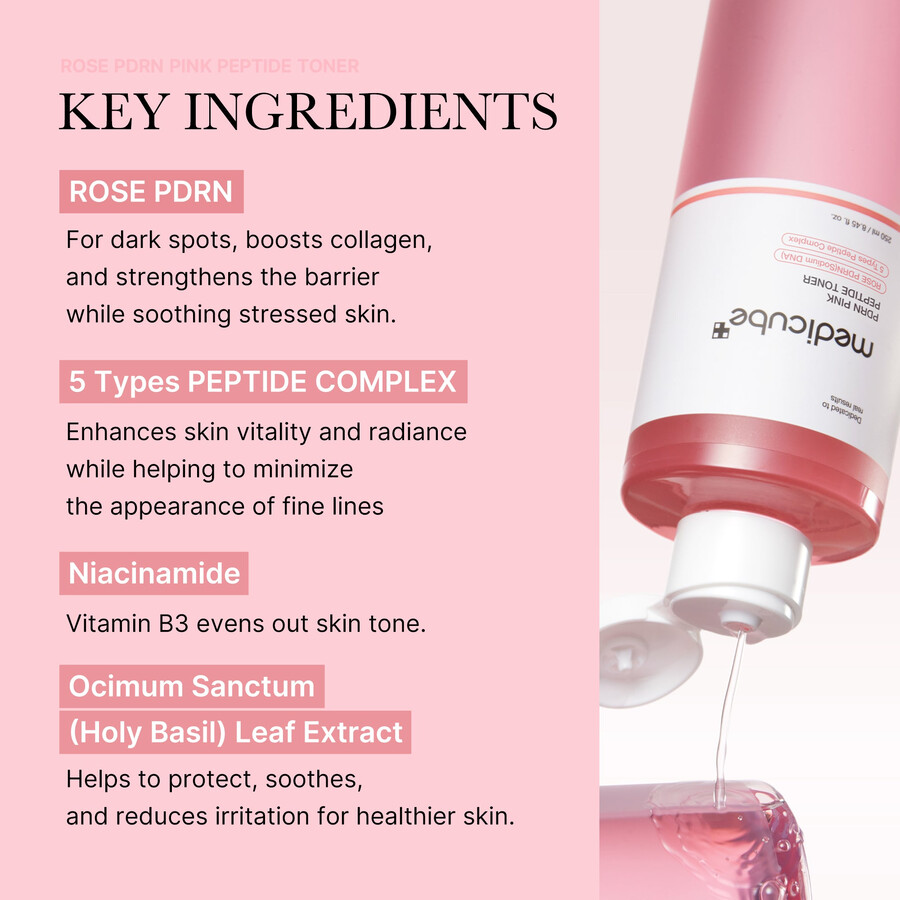 medicube pdrn pink peptid toner