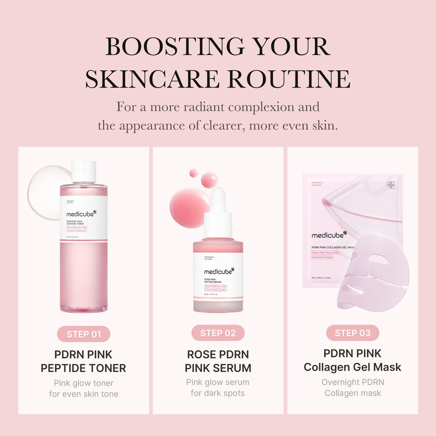 medicube pdrn pink peptid toner