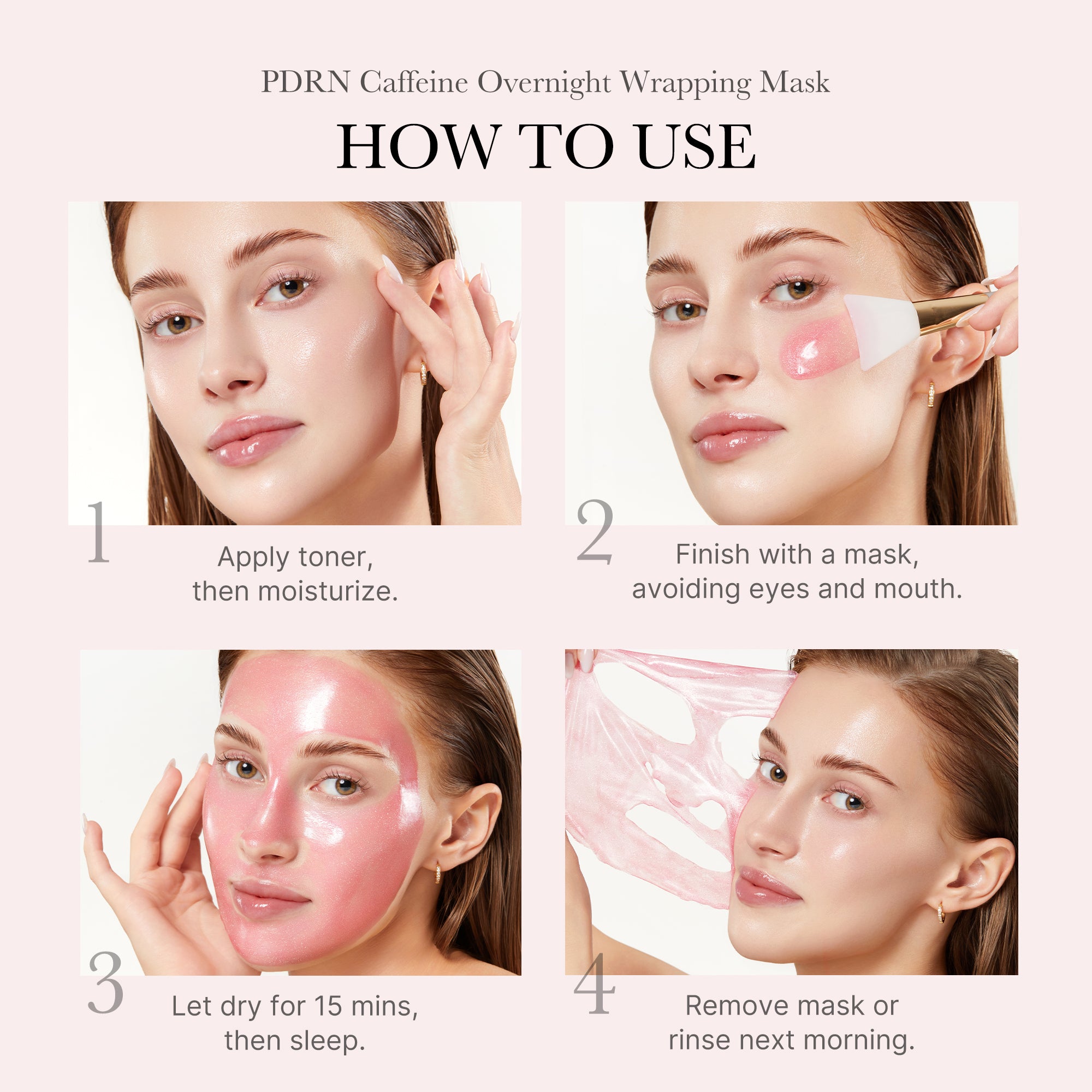 pdrn pink caffeine overnight wrapping mask