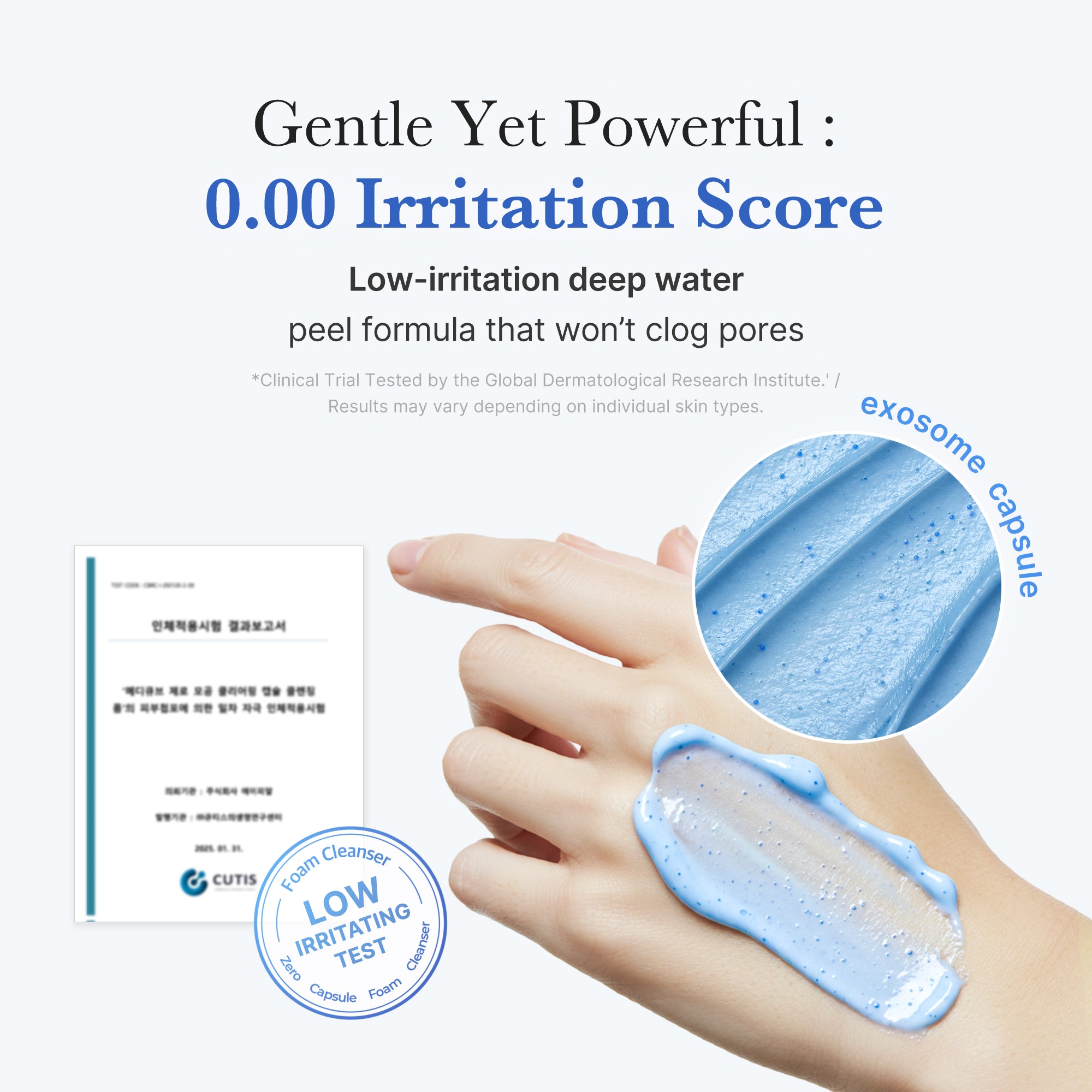 zero pore capsule reinigungsschaum
