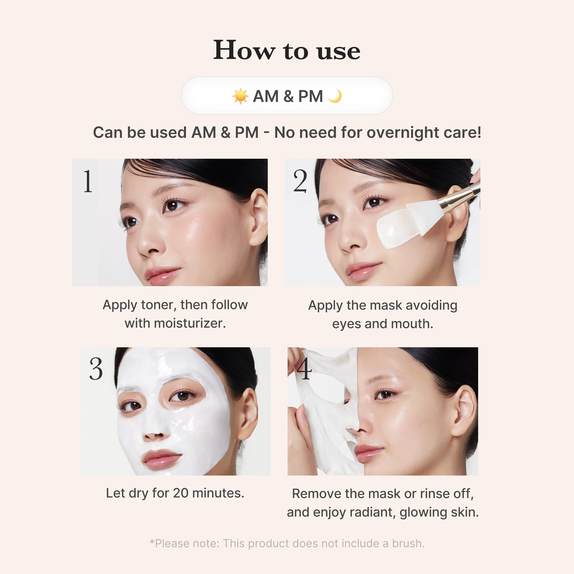 collagen milky glow daytime wrapping mask
